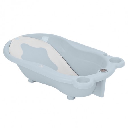 Kikkaboo Cadita Kai Blue cu scurgere si covor pad