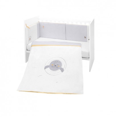 Kikkaboo Lenjerie patut bebe 2p EU Style 60x120 Seally Me