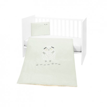 Kikkaboo Lenjerie patut bebe 3p Sleepy Sheep