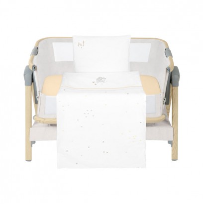 Kikkaboo Lenjerie de mini patut bebe 3p Sleepy Sheep