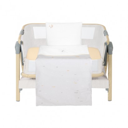 Kikkaboo Set lenjerie pentru patut mic 5p Seally Me