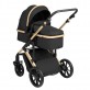 Kikkaboo Carucior multifunctional 3in1 cu scaun transformator Darling Black 2024