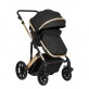 Kikkaboo Carucior multifunctional 3in1 cu scaun transformator Darling Black 2024