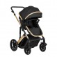 Kikkaboo Carucior multifunctional 3in1 cu scaun transformator Darling Black 2024