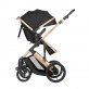 Kikkaboo Carucior multifunctional 3in1 cu scaun transformator Darling Black 2024