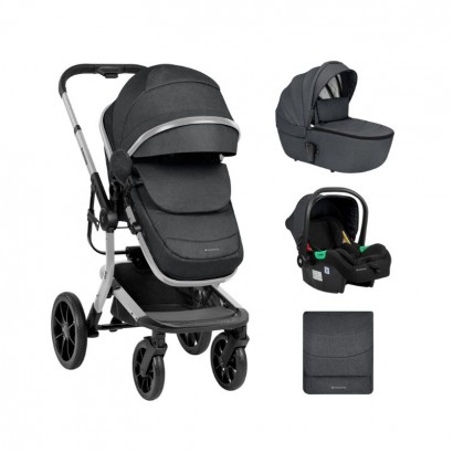 Kikkaboo Carucior multifunctional 3in1 cu landou tare Irene Dark Grey 2024