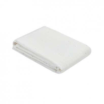 Kikkaboo Patura de muselina dublustrat 100x100 cm Sleepy Sheep