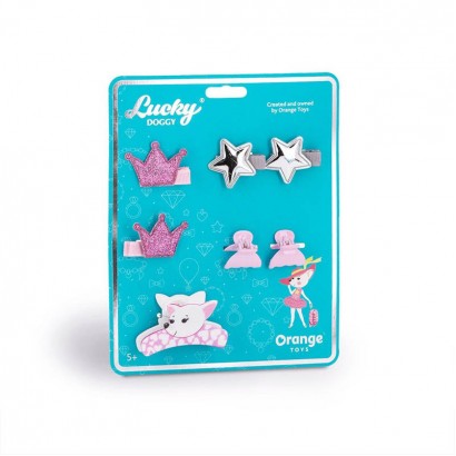 Orange Toys Set de accesorii pentru păr Lucky Doggy