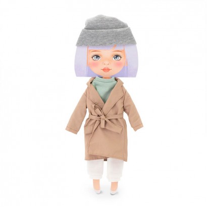 Orange Toys Sweet Sisters Set hăinuțe Trenci Bej 28 cm