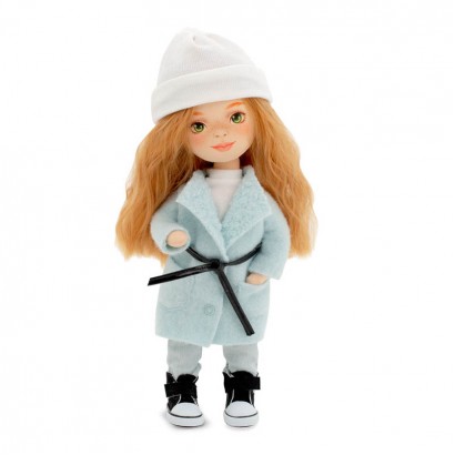 Orange Toys Sweet Sisters Sunny în paltonaș în nuanță de mentă 32 cm