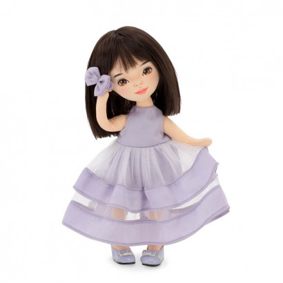 Orange Toys Sweet Sisters Lilu în rochiță mov 32 cm