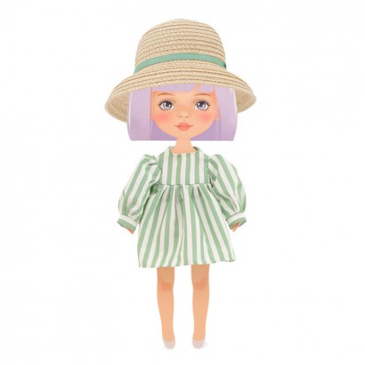 Orange Toys Set de hainute cu rochita in dungi