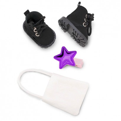 Orange Toys Set pantofi si accesorii Botine negre