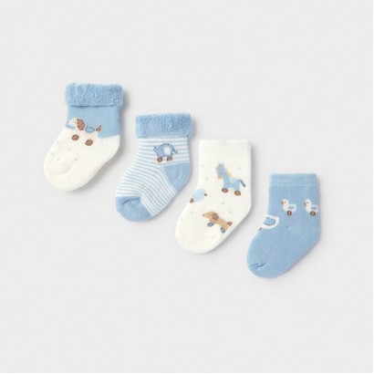 Sosete bebe Mayoral unisex de 4 perechi