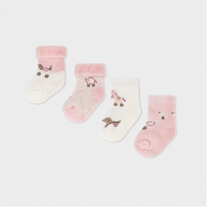 Sosete bebe Mayoral unisex de 4 perechi