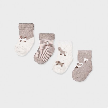 Sosete bebe Mayoral unisex de 4 perechi