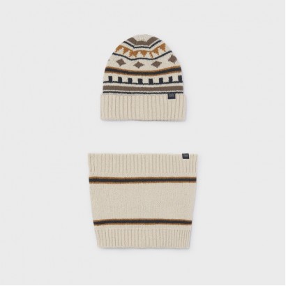 Set copii Mayoral unisex caciula cu fular