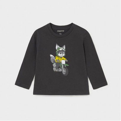 Bluza bebe Mayoral pentru baiat cu imprimeu de efect