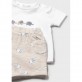Set bebe Mayoral pentru baiat 4 piese cu aplicatie
