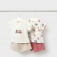Set bebe Mayoral pentru baiat 4 piese cu aplicatie