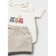 Set bebe Mayoral pentru baiat 4 piese cu aplicatie
