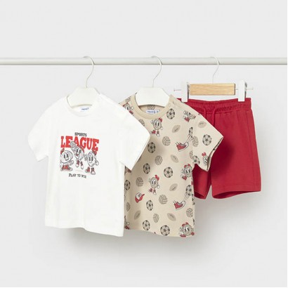 Set bebe Mayoral pentru baiat cu 2 tricou