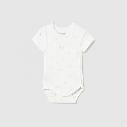 Body bebe Mayoral pentru baiat cu print si logo