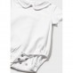 Body bebe Mayoral pentru baiat cu guler cu broderie