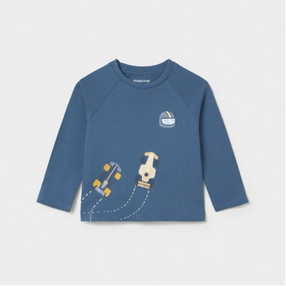 Bluza bebe Mayoral pentru baiat Curse de masini