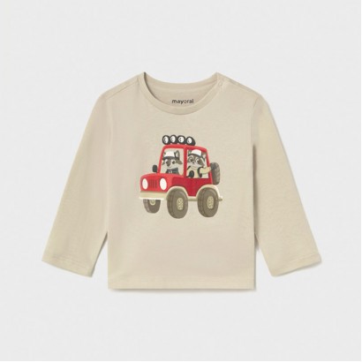 Bluza bebe Mayoral pentru baiat cu aplicatie jeep