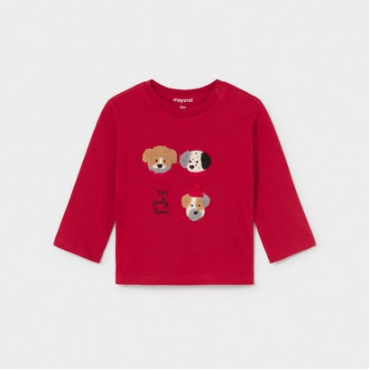 Bluza bebe Mayoral pentru baiat cu broderie si inscriptie