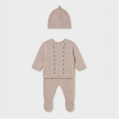 Set bebe Mayoral pentru baiat 3 p cu caciula