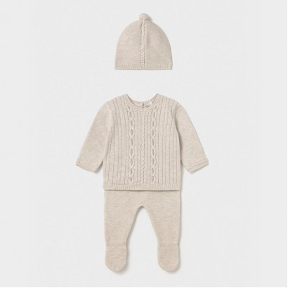 Set bebe Mayoral pentru baiat 3 p cu caciula