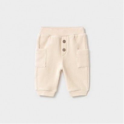 Pantaloni bebe Mayoral pentru baiat cu buzunare si nasturi