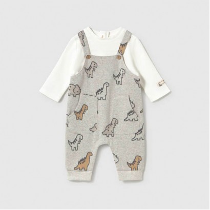 Salopeta bebe Mayoral pentru baiat jacquard