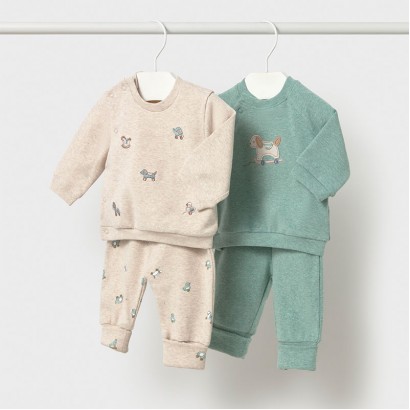 Set bebe Mayoral pentru baiat 4 piese tricot