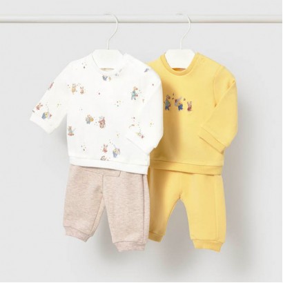 Set bebe Mayoral unisex 4 piese tricot