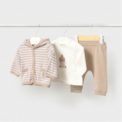 Set sport bebe Mayoral pentru baiat 3 piese cu tricou