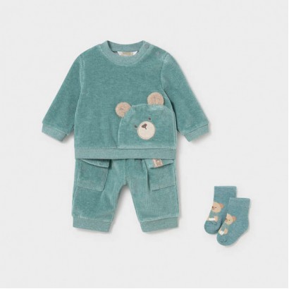 Set bebe Mayoral pentru baiat 2 piese cu sosete