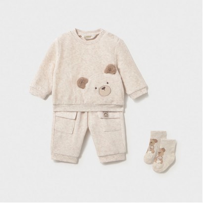 Set bebe Mayoral pentru baiat 2 piese cu sosete