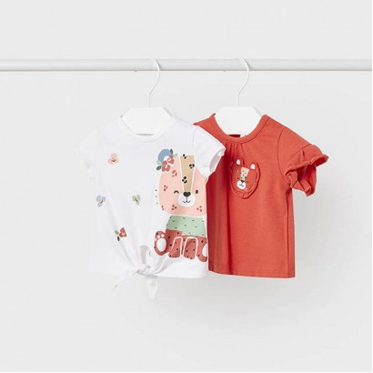 Set 2 tricouri bebe Mayoral pentru fetiță
