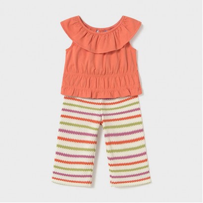 Set bebe Mayoral cu pantaloni pentru fetita