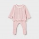 Set tricotat bebe cu botosei Mayoral pentru fetita