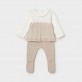 Set tricotat bebe cu botosei Mayoral pentru fetita