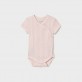 Body bumbac bebe Mayoral pentru fetita cu maneca scurta