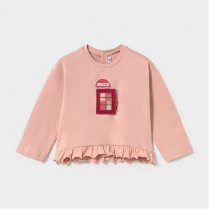 Bluza bebe Mayoral pentru fetita cu maneca lunga Play