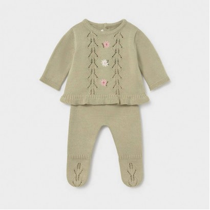 Set bebe Mayoral pentru fetita 2p tricotat