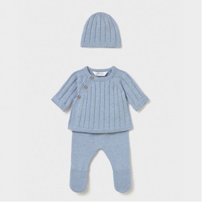 Set bebe Mayoral pentru fetita 3 piese cu caciula