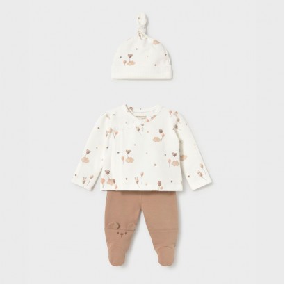 Set bebe Mayoral unisex 3 p cu caciula