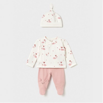 Set bebe Mayoral unisex 3 p cu caciula